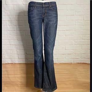 City of Humanity low waist flare jeans size 27